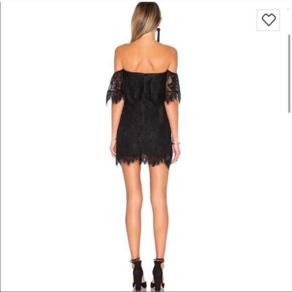 Lovers + Friends Lush Lace Dress Black Size Small - Picture 2 of 7